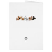 Beagle Love/Support Card (Back)