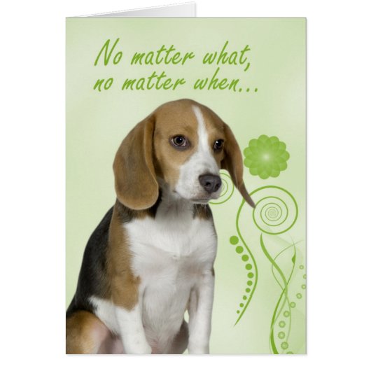 Beagle Love/Support Card (Front)