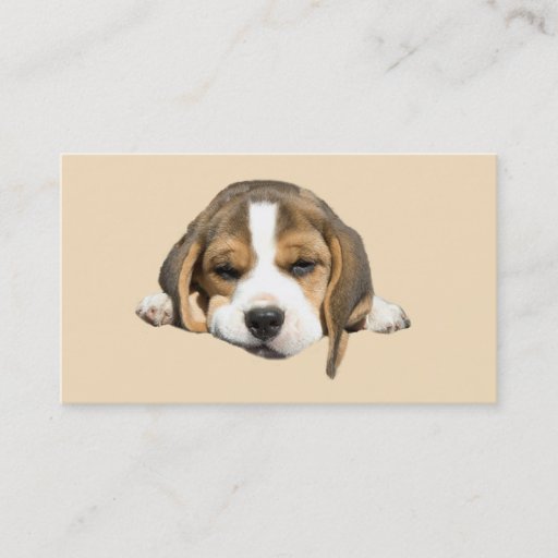 Customizable Beagle Lover Business Card