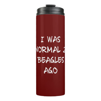 Beagle Lover/ Dog Owner Beagles/ Dogs Trainer  Thermal Tumbler