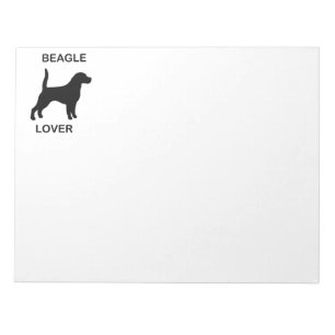Beagle lover notepad