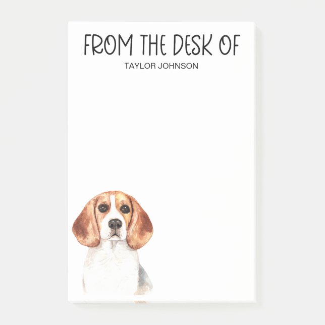 Beagle Lover Post-it Notes (Front)