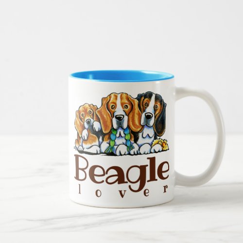 Beagle Lover Two_Tone Coffee Mug