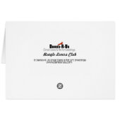 Beagle Lovers Club Cards (Back Horizontal)