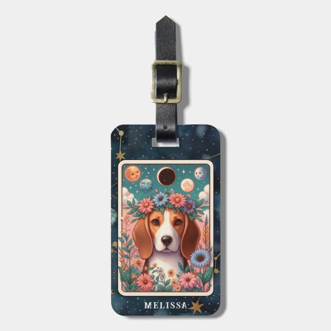 Beagle Luggage Tag (Front Vertical)