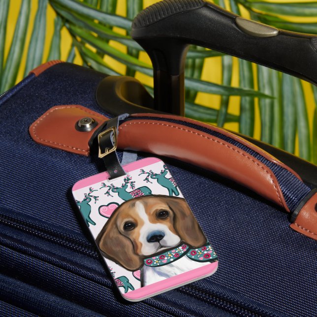Beagle     luggage tag (Front Insitu 1)