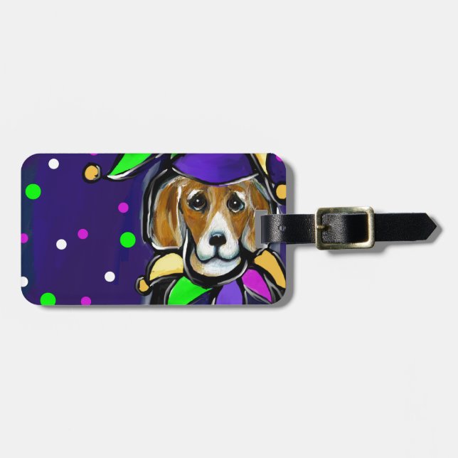 BEAGLE LUGGAGE TAG (Front Horizontal)