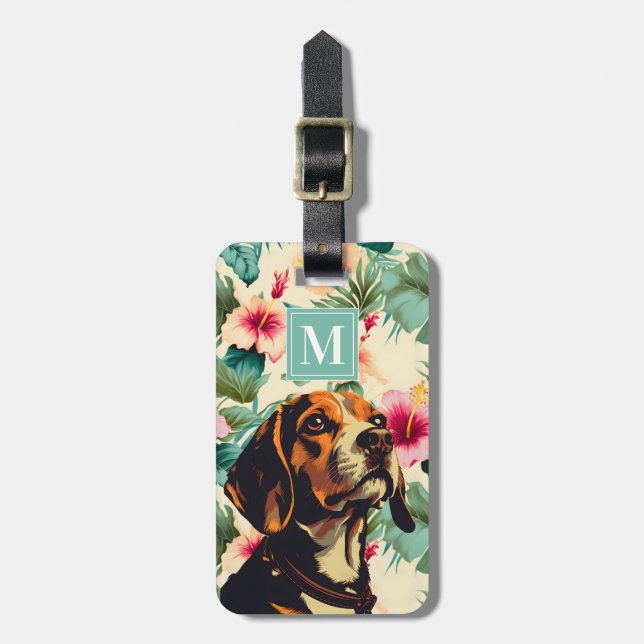 Beagle Luggage Tags (Front Vertical)