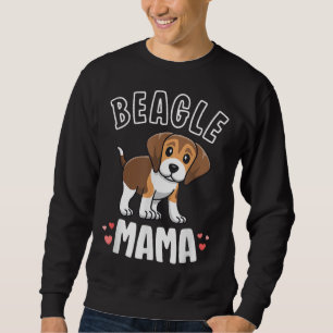 Beagle Mama Dog Mom For Women Gift For Beagle Love Sweatshirt
