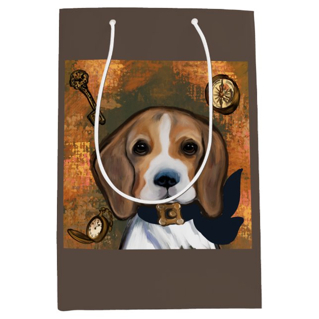 Beagle       medium gift bag (Front)