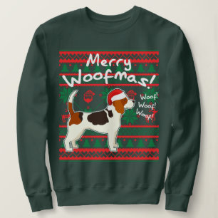 Beagle Merry Woofmas Ugly Christmas Sweater