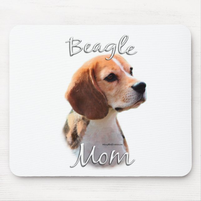 Beagle Mom 2 Mouse Pad (Front)