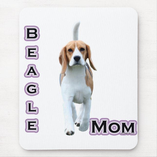 Beagle Mom 4 Mouse Pad (Front)