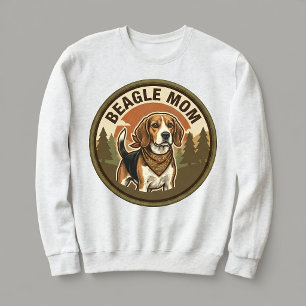 Beagle Mom Crewneck Beagle Dog Mom Gift For Her Sweatshirt