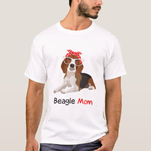 Beagle Mom Dog Bandana Pet Lover Gift Beagle T-Shirt