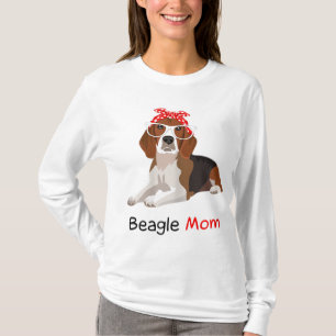 Beagle Mom Dog Bandana Pet Lover Gift WoBeagle T-Shirt
