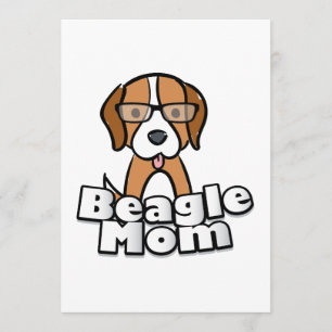 Beagle Mom Love Dog Mother's Day Gift Card
