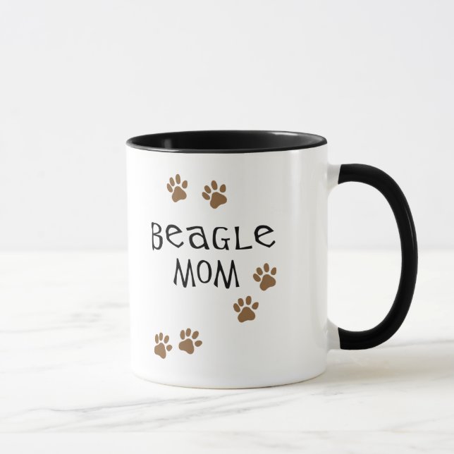 Beagle Mom Mug (Right)