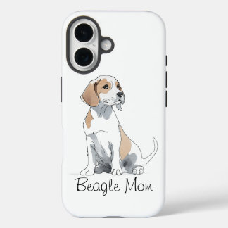 Beagle Mom Premium iPhone 16 Case 