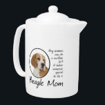 Beagle Mom Teapot<br><div class="desc">This teapot is a great gift for any Beagle Mom. Combine it with mugs and coasters for a complete set.</div>