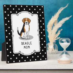 Beagle Mom (tri color 3) Dog Cute Dog Mom Plaque