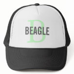 Beagle Monogram Trucker Hat