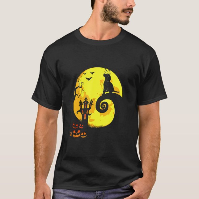 Beagle Moon Halloween Costume T-Shirt (Front)