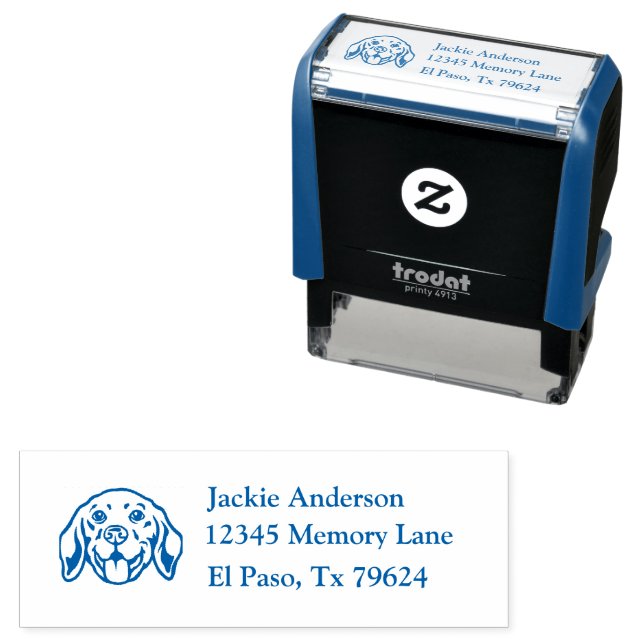 BEAGLE | Name and Return Address Self-inking Stamp (In Situ)