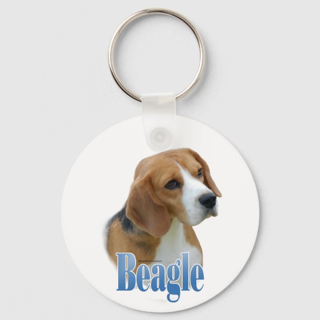Beagle Name Keychain (Front)