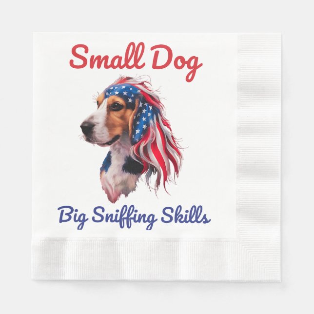 Beagle Napkins (Front)