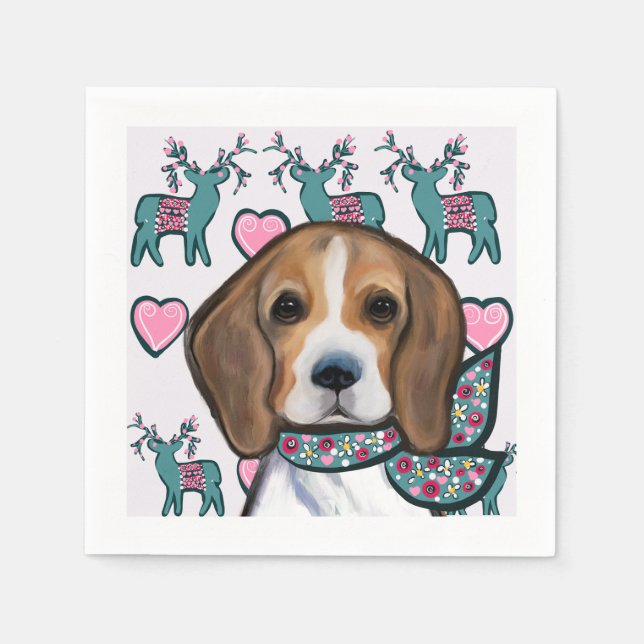 Beagle       napkins (Front)