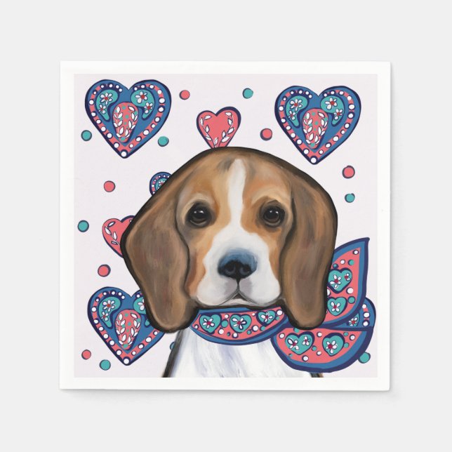Beagle       napkins (Front)