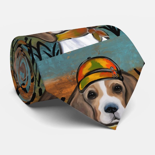 Beagle      neck tie (Rolled)