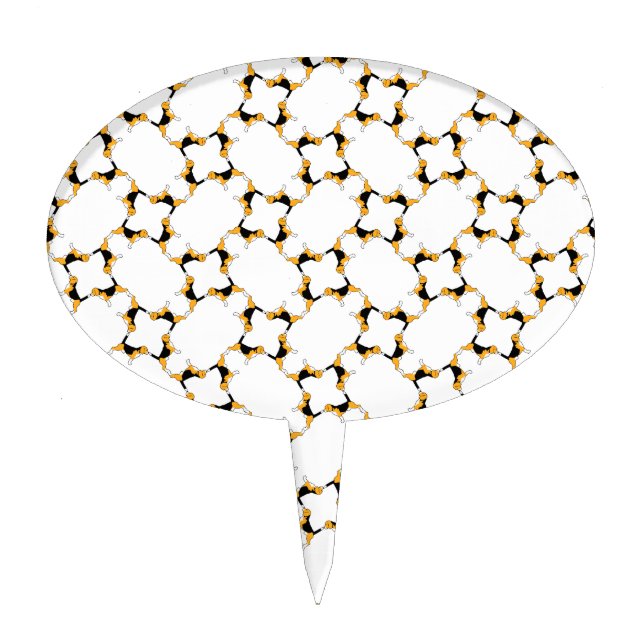 Beagle Network Cake Topper (Front)