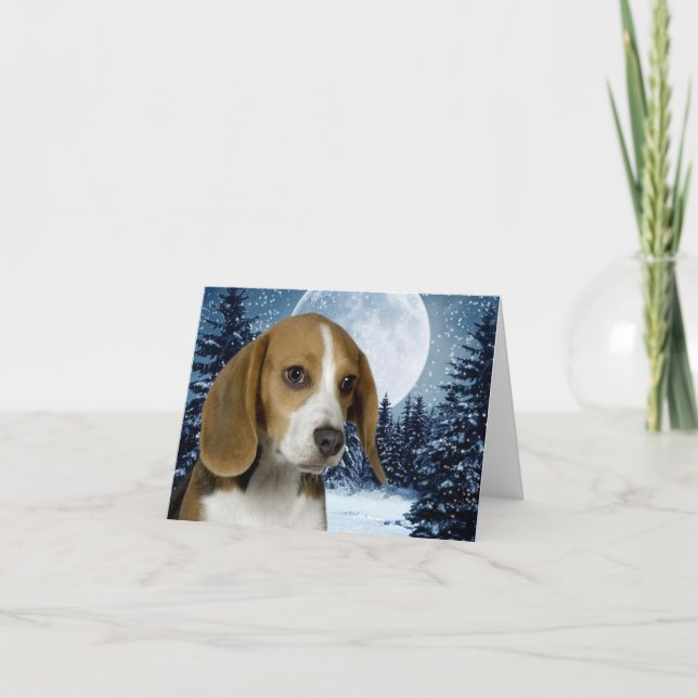 Beagle Note Card (Front)