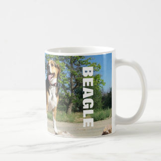 Beagle On The Rocks - Cooper Beagle Coffee Mug