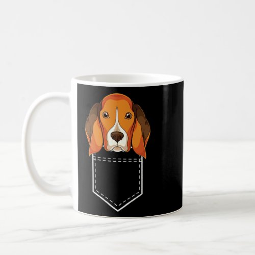 Beagle Owner Animal Pet Dog  Cute Pocket Beagle  Coffee Mug