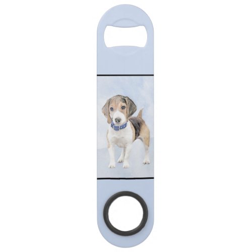 Beagle Painting _ Cute Original Dog Art Bar Key