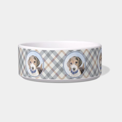 Beagle Painting _ Cute Original Dog Art Bowl