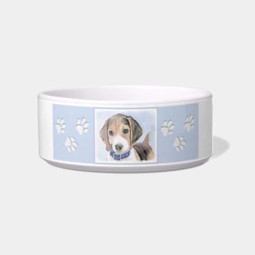 Beagle Painting _ Cute Original Dog Art Bowl