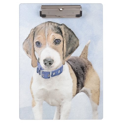 Beagle Painting _ Cute Original Dog Art Clipboard