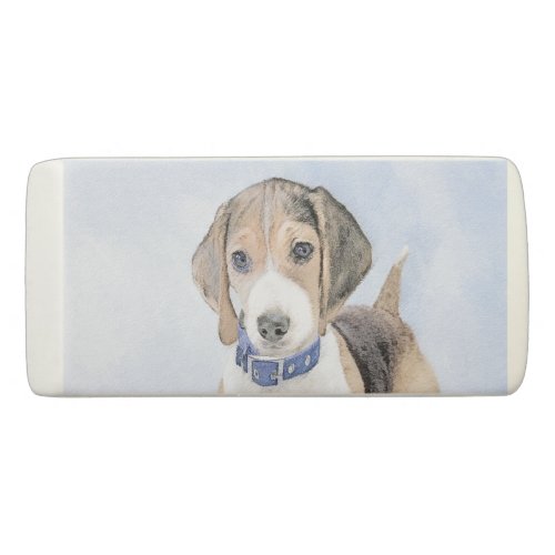 Beagle Painting _ Cute Original Dog Art Eraser