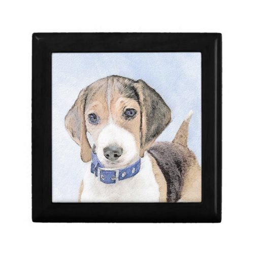 Beagle Painting _ Cute Original Dog Art Gift Box