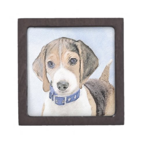 Beagle Painting _ Cute Original Dog Art Gift Box