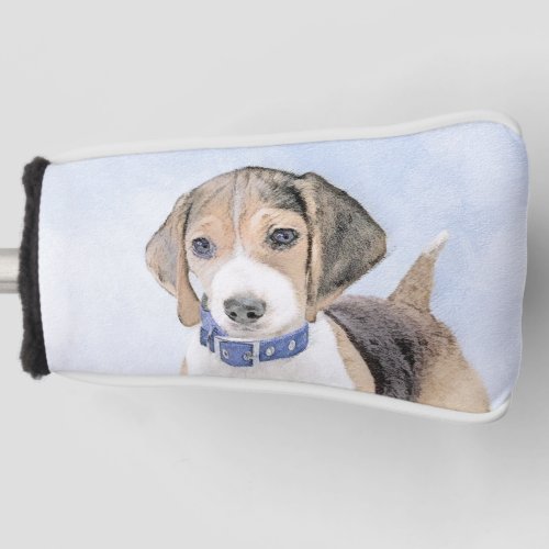 Beagle Painting _ Cute Original Dog Art Golf Head Cover