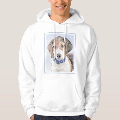 Beagle Painting _ Cute Original Dog Art Hoodie