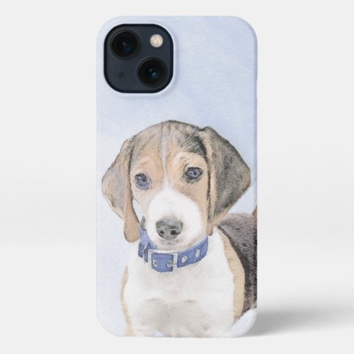 Beagle Painting _ Cute Original Dog Art iPhone 13 Case
