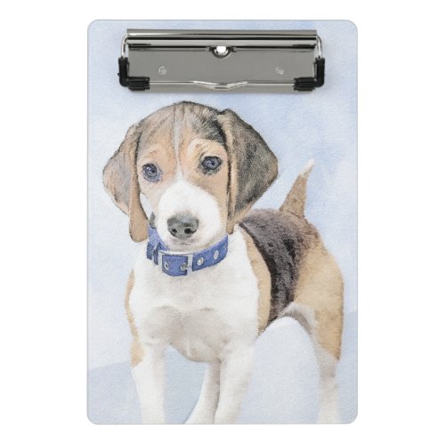 Beagle Painting _ Cute Original Dog Art Mini Clipboard