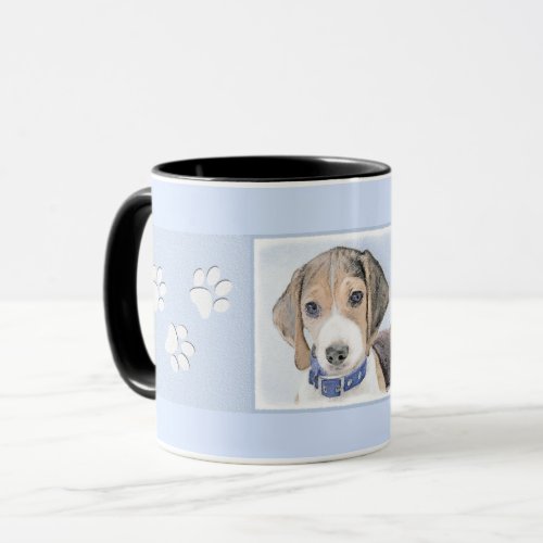 Beagle Painting _ Cute Original Dog Art Mug