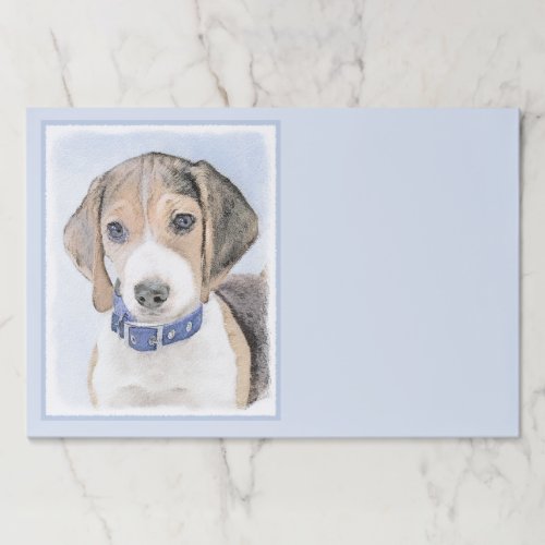 Beagle Painting _ Cute Original Dog Art Paper Pad